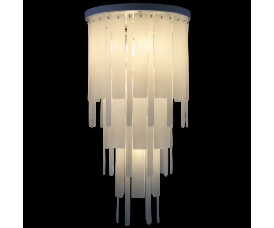 obrazek 7 Zjawiskowa włoska szklana lampa sufitowa - szkło murano wykonane ręcznie