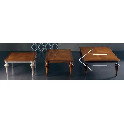 Zdjęcie Włoski prostokątny stolik kawowy w stylu klasycznym do salonu – Cantiero