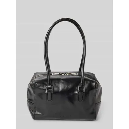 Zdjęcie Torebka ze skóry z detalem z logo model ‘KAYLA’