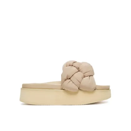 Zdjęcie Inuikii Klapki Puffer Braided 70103-177 Beżowy