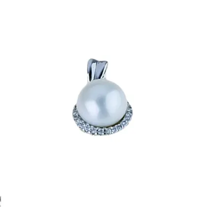 Zdjęcie Stylowa kobieca zawieszka z perłą 10mm.
