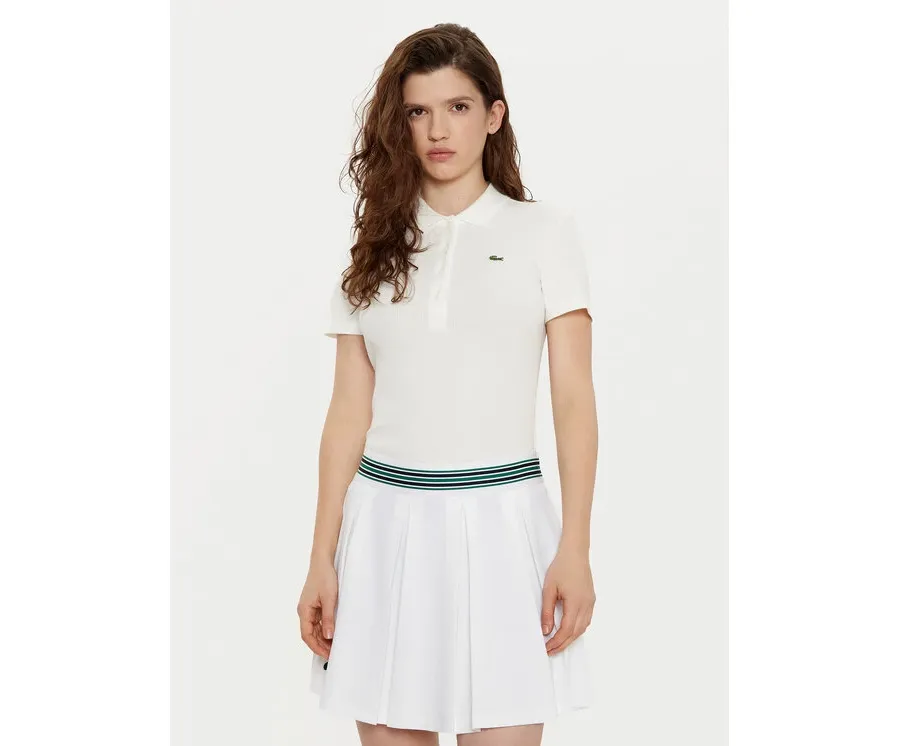 obrazek 1 Lacoste Polo DF5377 Écru Slim Fit