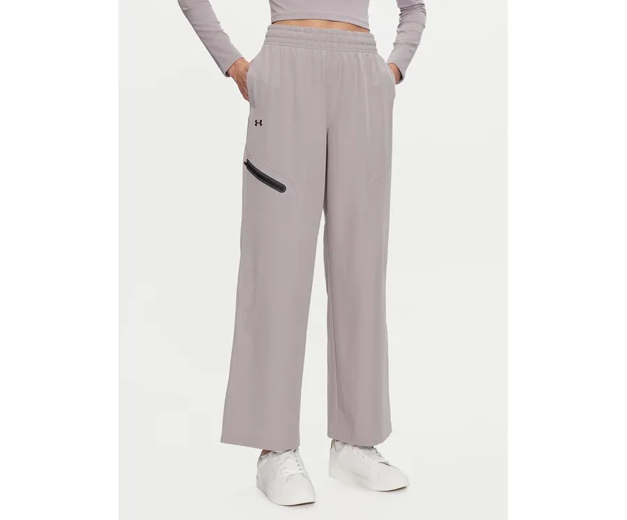 obrazek 1 Under Armour Spodnie materiałowe Unstoppable 1388857 Szary Wide Leg