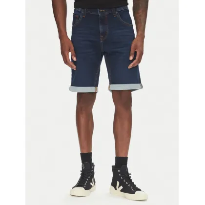 Zdjęcie Mustang Szorty jeansowe Chicago Z 1016349 Granatowy Slim Fit