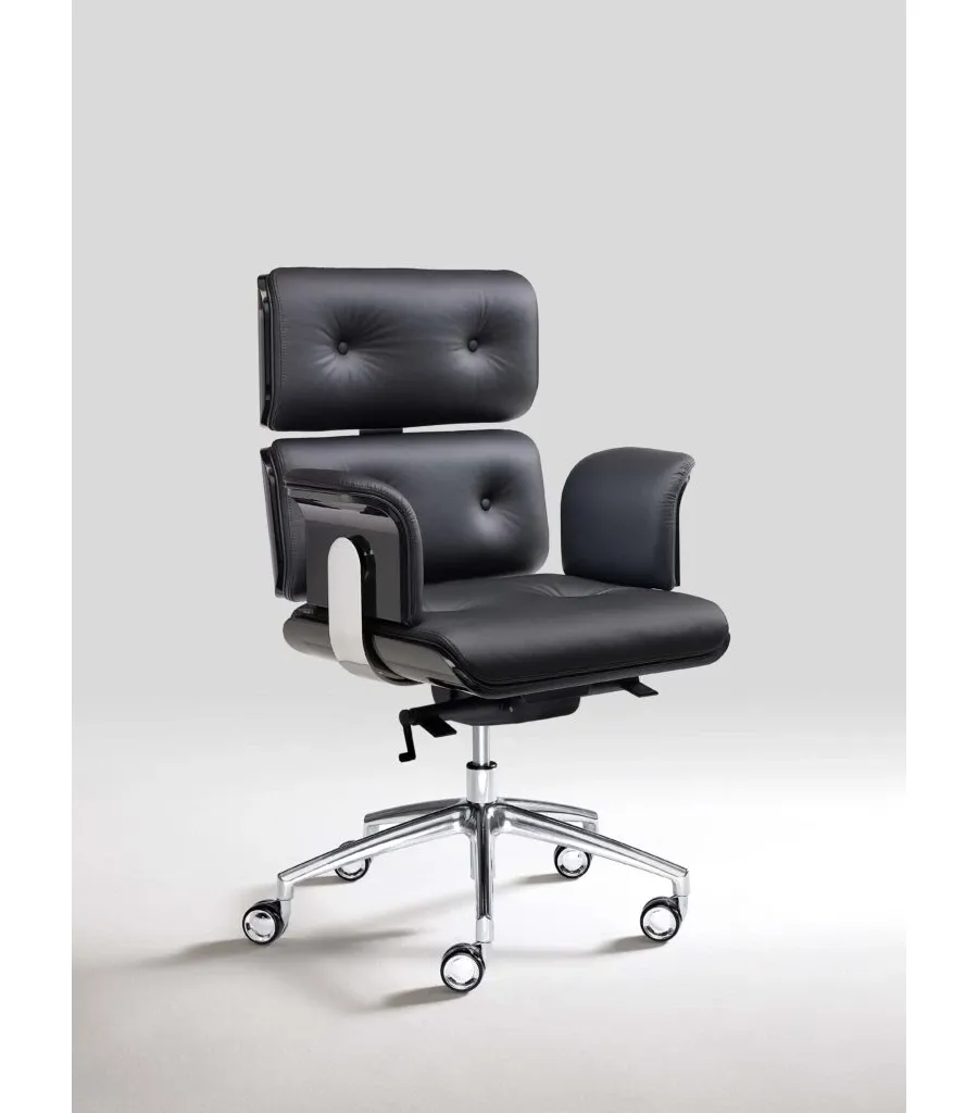 obrazek 6 Skórzany fotel do gabinetu w stylu modernistycznym – wersja painted