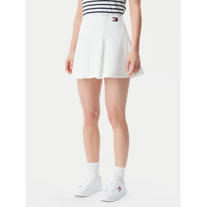 Zdjęcie Tommy Jeans Spódnica mini Badge DW0DW20268 Écru Regular Fit