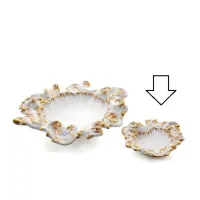 Picture Luxurious ceramic plate in the baroque style - Ceramiche ML