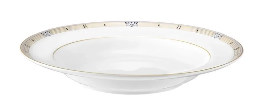 obrazek 2 Luksusowy porcelanowy talerz do zupy z Niemiec – Tettau