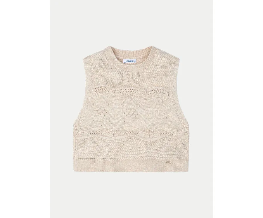 obrazek 1 Mayoral Kamizelka 4364 Beżowy Regular Fit