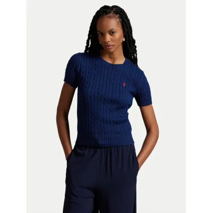 Zdjęcie Polo Ralph Lauren Sweter 211965761001 Granatowy Slim Fit