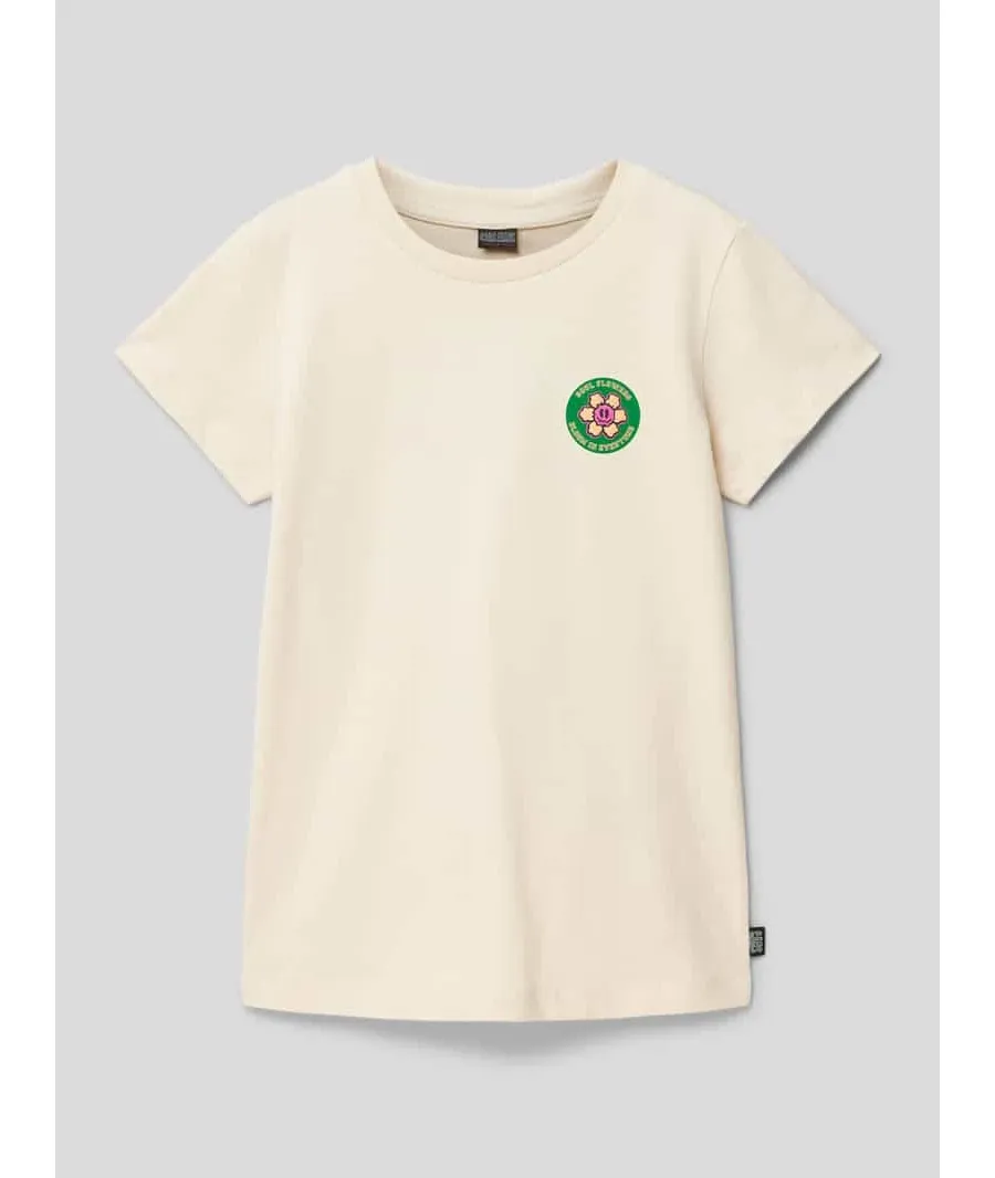 obrazek 1 T-shirt z nadrukiem z napisem model ‘Violett’