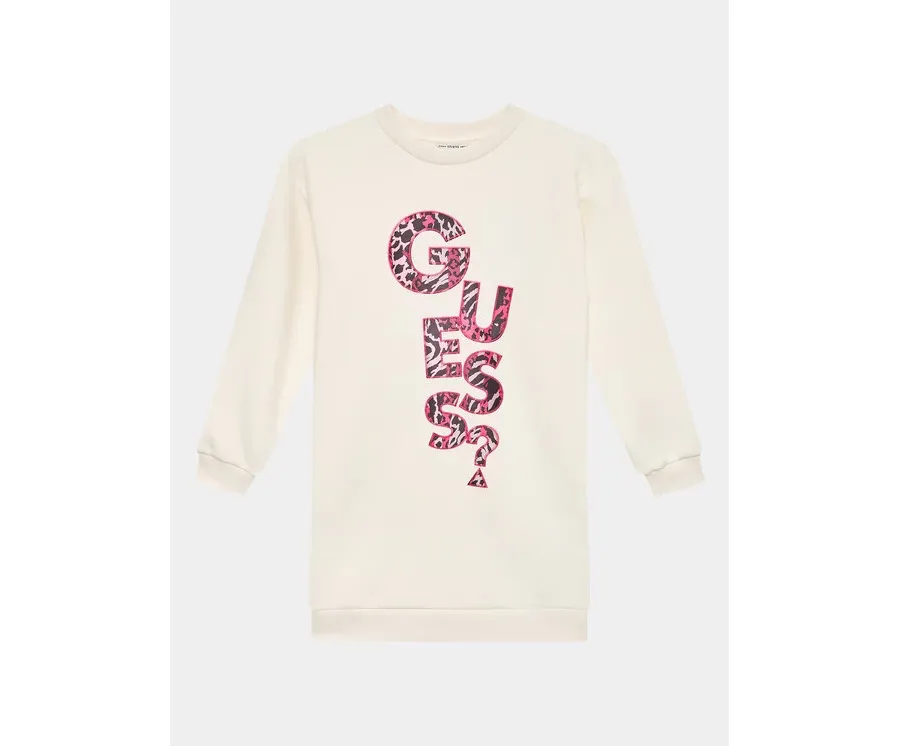 obrazek 1 Guess Sukienka codzienna J3BK01 KAZQ2 Écru Regular Fit