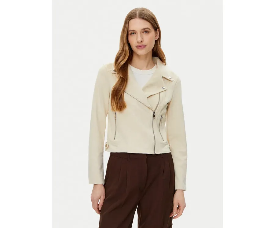 obrazek 1 Vero Moda Kurtka z imitacji skóry Jose 10300938 Beżowy Regular Fit