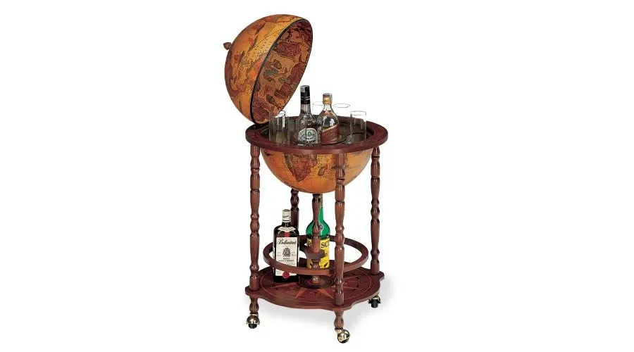 picture 1 Zoffoli 33 cm Bar Globe with bottle and glass holder