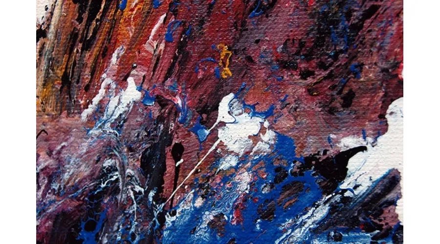 obrazek 2 Abstrakcja 40 x 30 cm, technika mieszana na płótnie – Amelia Augustyn