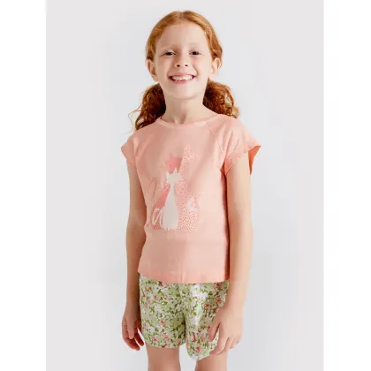 Zdjęcie Mayoral T-Shirt 3043 Różowy Regular Fit