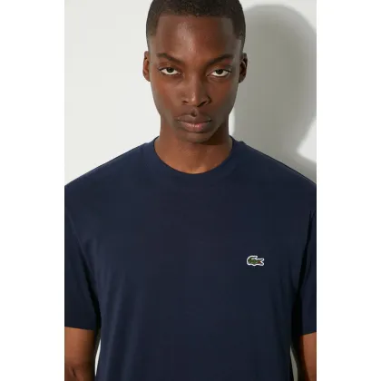 Zdjęcie Lacoste t-shirt bawełniany kolor granatowy TH7318