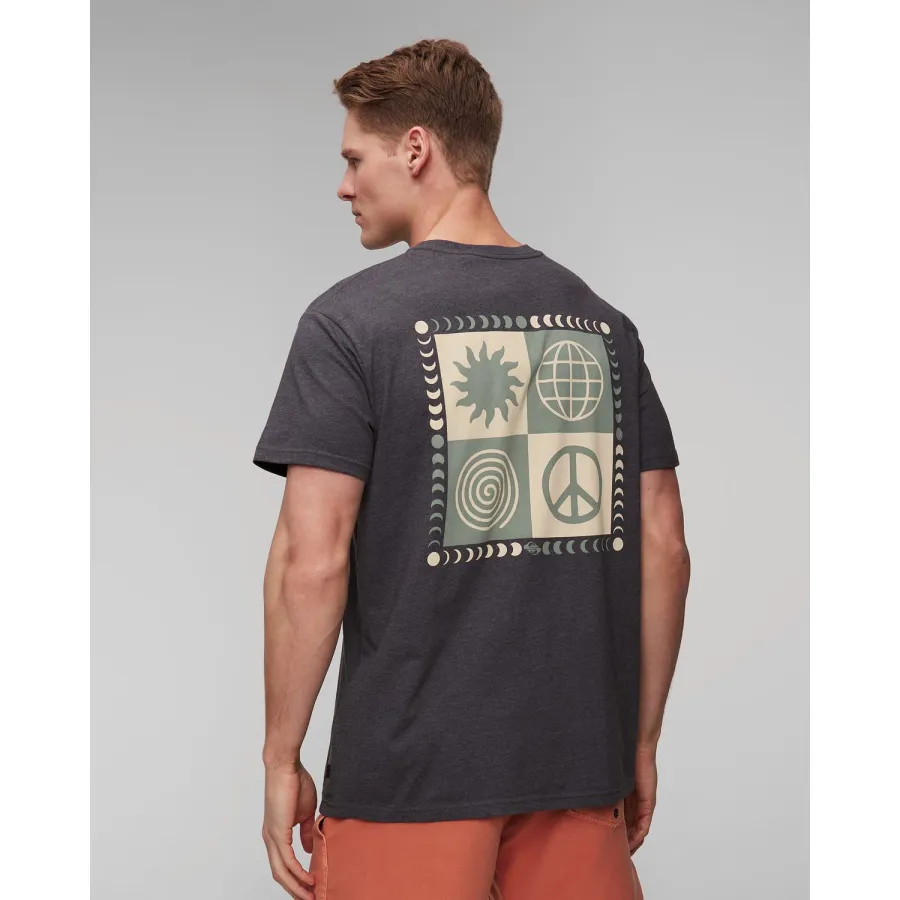 obrazek 1 Szary T-shirt Męski Quiksilver Peace Phase Ss Tee