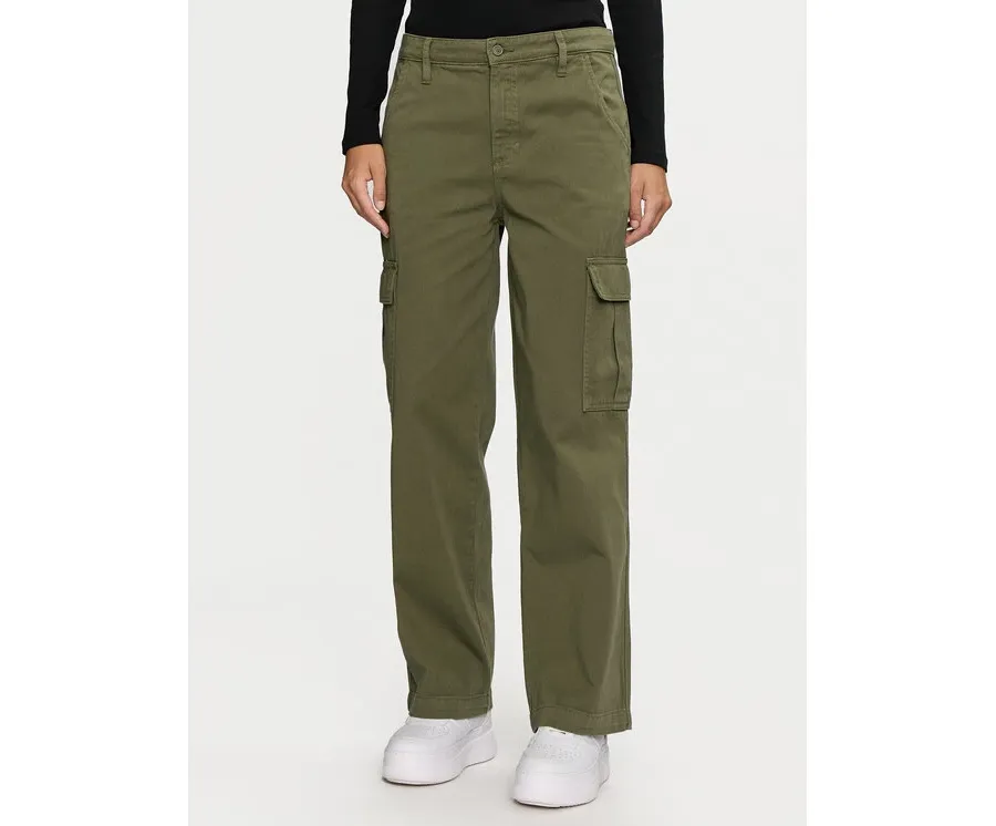 obrazek 1 Guess Jeans Spodnie cargo W4YB61 WGCV1 Khaki Relaxed Fit