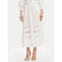 Zdjęcie Liu Jo Spódnica midi WA5258 T4853 Biały Regular Fit