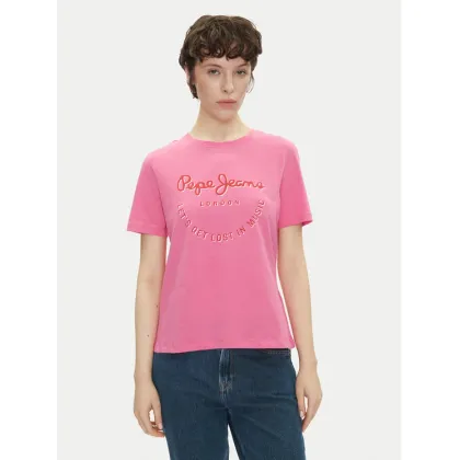 Zdjęcie Pepe Jeans T-Shirt Rumer PL506072 Różowy Regular Fit