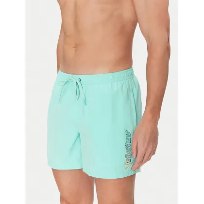 Zdjęcie Quiksilver Szorty kąpielowe Spl Fineline Volley 15 EQYJV04141 Turkusowy Regular Fit