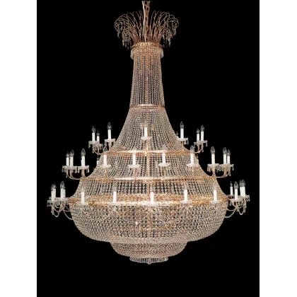 Zdjęcie Piękny kryształowy włoski żyrandol