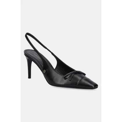 Zdjęcie Anine Bing szpilki skórzane Freya Slingbacks kolor czarny A.14.10794