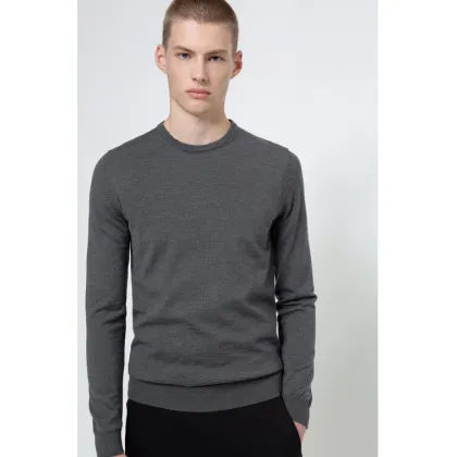 Zdjęcie Hugo Sweter San Paolo 2 50435679 Szary Slim Fit HUGO