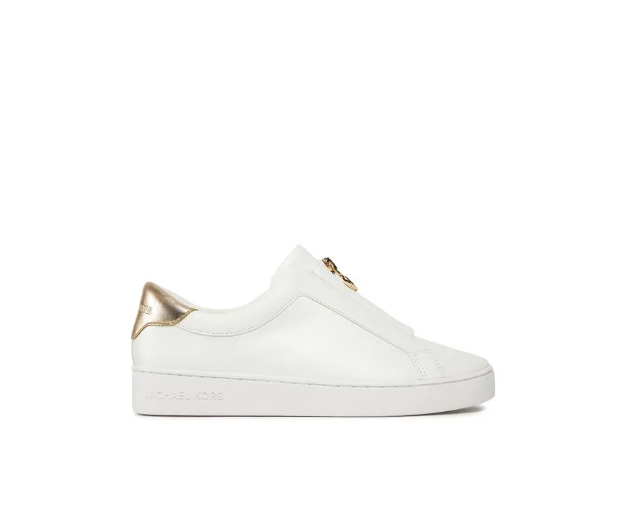 obrazek 1 MICHAEL Michael Kors Sneakersy Keaton Zip Slip On 43R4KTFP2L Złoty