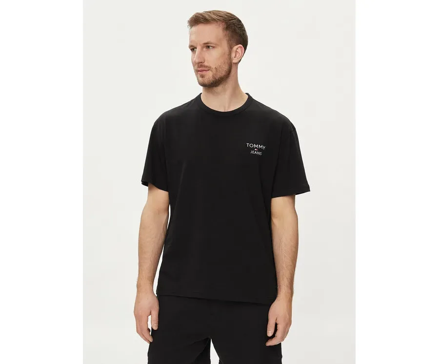 obrazek 1 Tommy Jeans T-Shirt DM0DM18872 Czarny Regular Fit