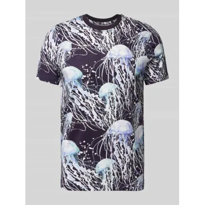 Zdjęcie T-shirt we wzory na całej powierzchni