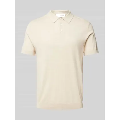 Zdjęcie Selected Homme Polo 16092437 Beżowy Regular Fit