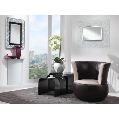 Picture Rectangular wall mirror for a luxurious interior – La Vetreria
