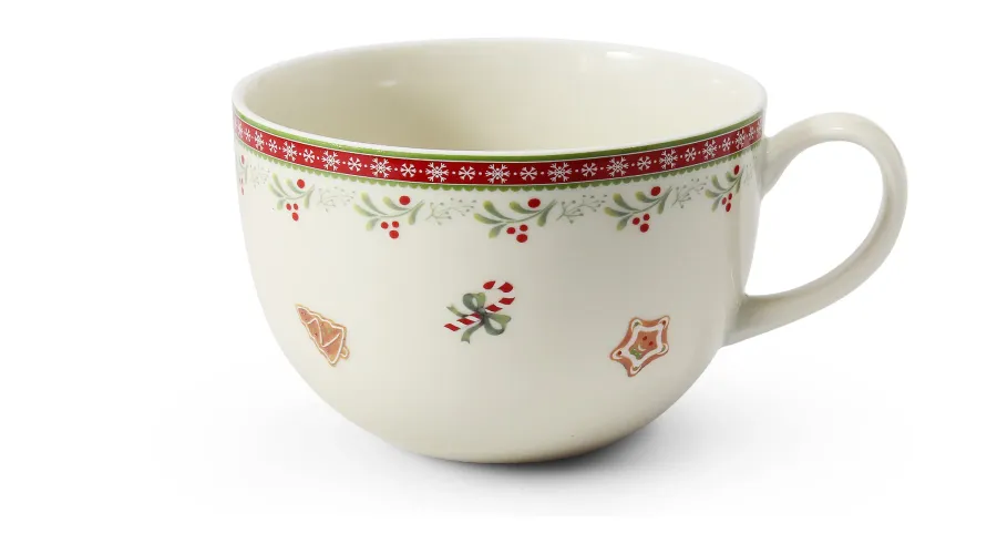 obrazek 1 Wyjątkowy duży kubek z porcelany z bożonarodzeniowej kolekcji - Leander