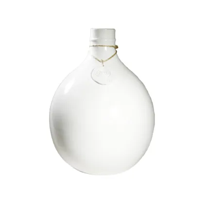 Zdjęcie Włoski ceramiczny wazon biały 53 cm - Virginia Casa