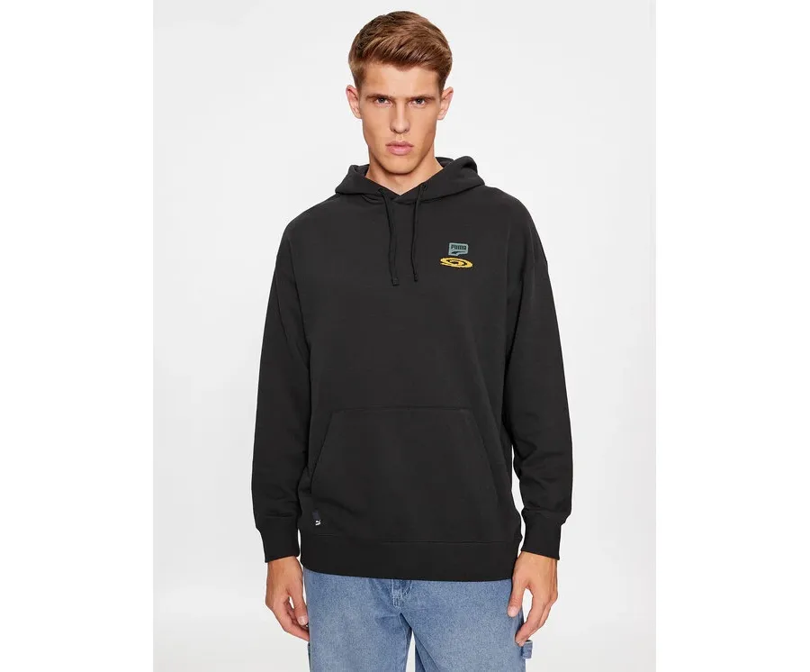 obrazek 1 Puma Bluza Downtown Graphic 622985 Czarny Regular Fit