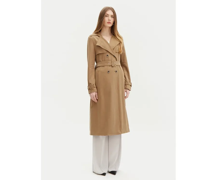 obrazek 1 Guess Trencz W5RL15 WGYM2 Beżowy Regular Fit