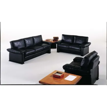 Zdjęcie Eleganckie sofy gabinetowe, skórzane