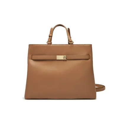 Zdjęcie Tommy Hilfiger Torebka Heritage Satchel AW0AW17211 Brązowy