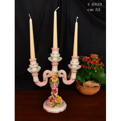 Zdjęcie Ceramiczny świecznik dekoracyjny