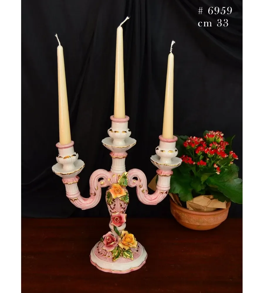 obrazek 1 Ceramiczny świecznik dekoracyjny