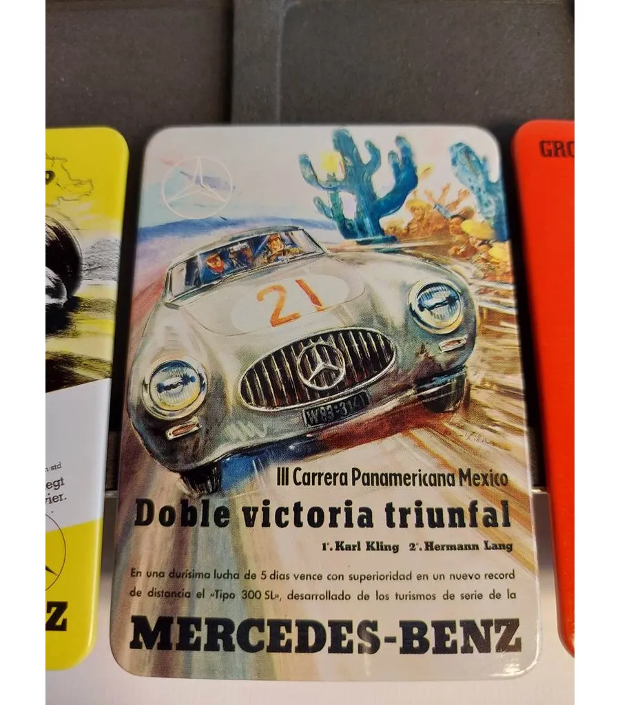 obrazek 6 Oryginalne magnesy na lodówkę Mercedes - prezent Vintage dla fana marki