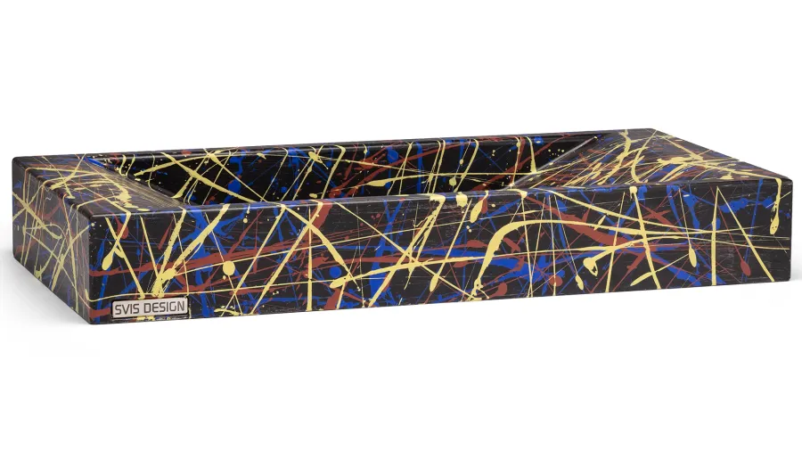 obrazek 2 Ekskluzywna umywalka 60 cm SIRIUS BASIC – PUNK, czarny, lakier matowy