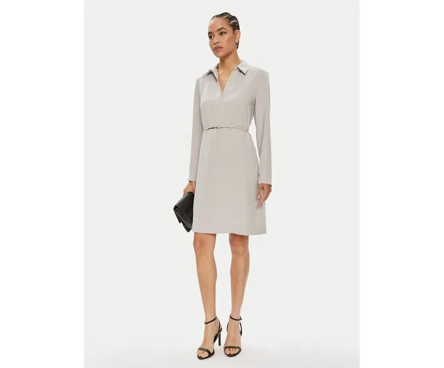 obrazek 1 Calvin Klein Sukienka codzienna K20K207152 Beżowy Regular Fit