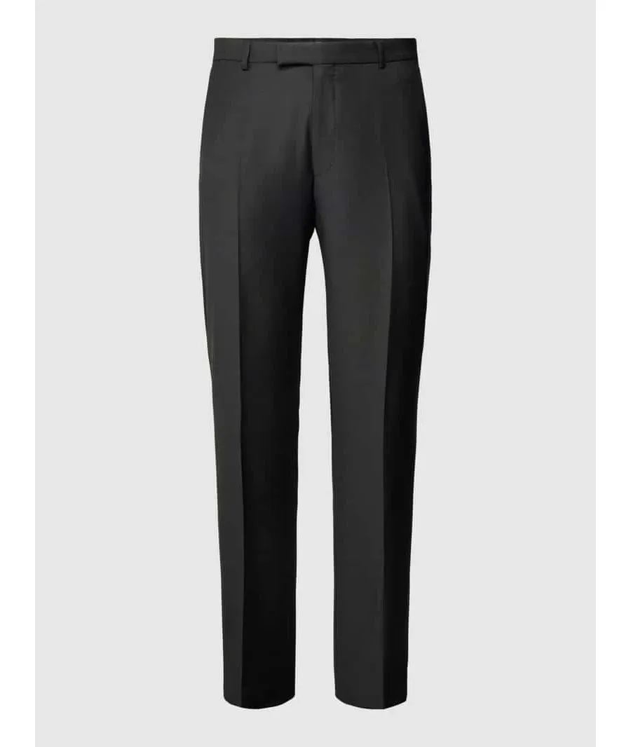 obrazek 1 Spodnie garniturowe o kroju modern fit w jednolitym kolorze