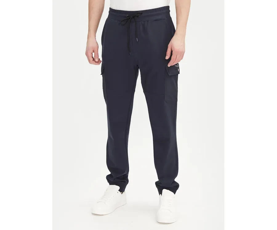 obrazek 1 Aeronautica Militare Joggery 251PF964F559 Granatowy Regular Fit