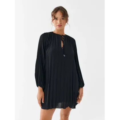 Zdjęcie Liu Jo Sukienka codzienna MF3399 T0414 Czarny Relaxed Fit