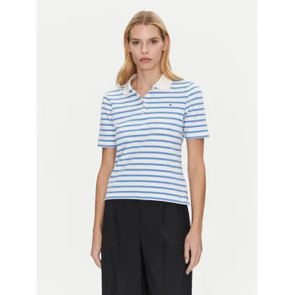 Zdjęcie Tommy Hilfiger Polo 1985 WW0WW43224 Błękitny Regular Fit