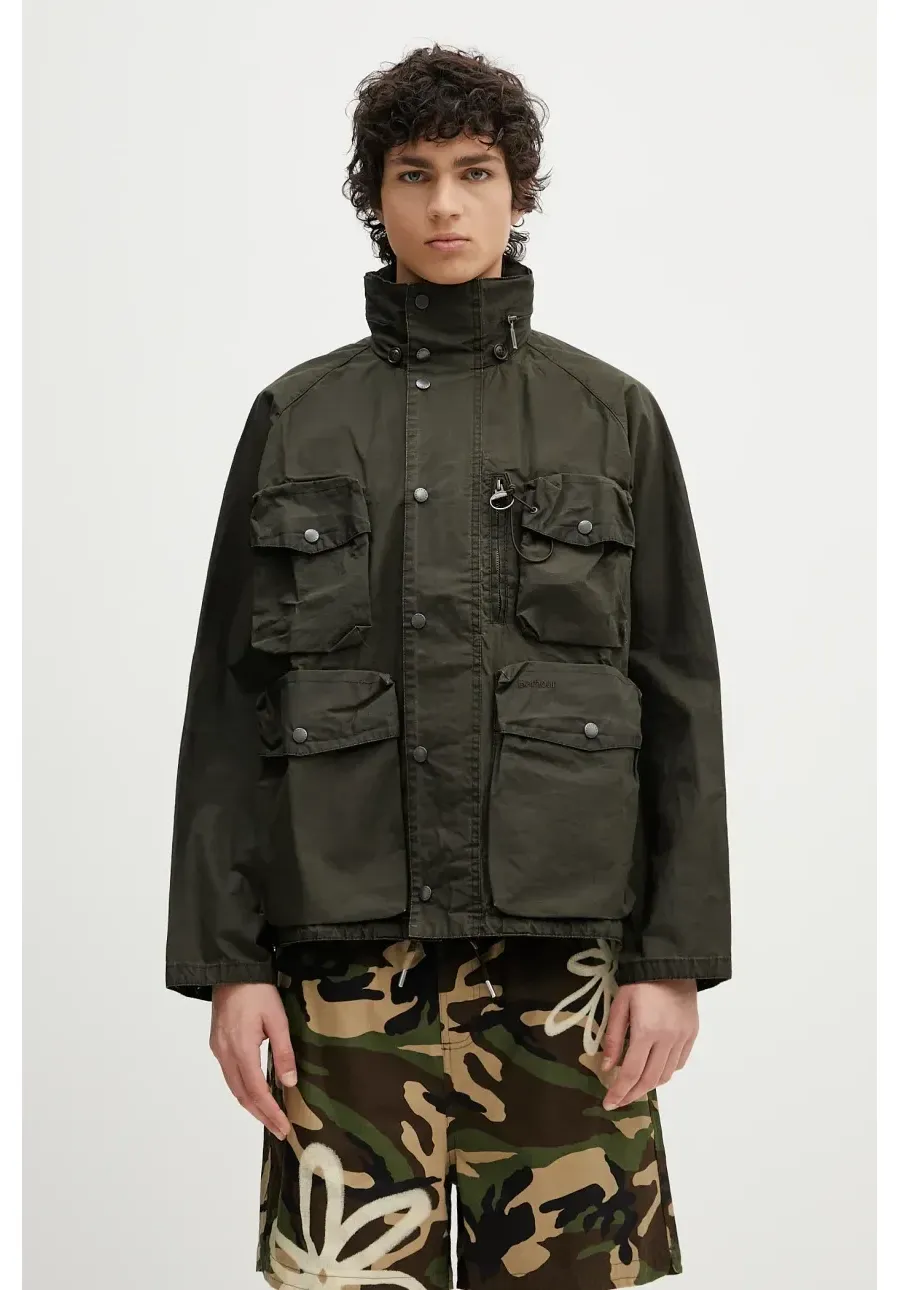 obrazek 1 Barbour kurtka Barbour Westmorland Showerproof Jacket kolor zielony przejściowa MSP0135